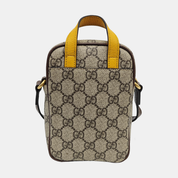 Neo Vintage Mini Monogram Coated Canvas Brown