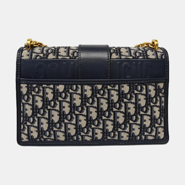 30 Montaigne Oblique Canvas Blue