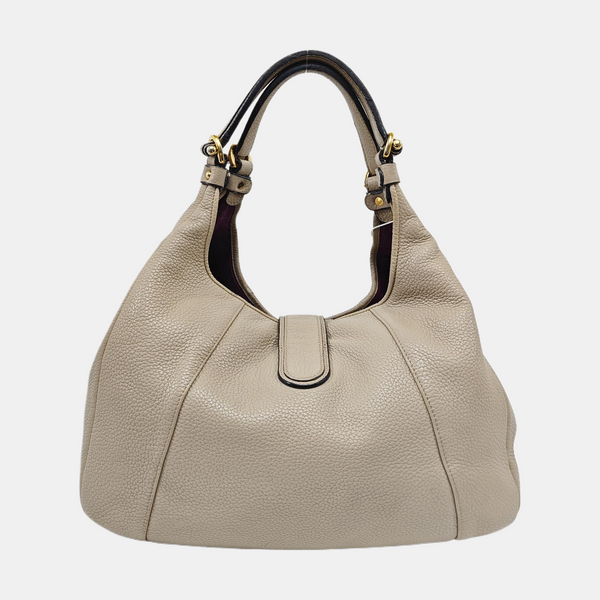 Calfskin Tote Bag Beige