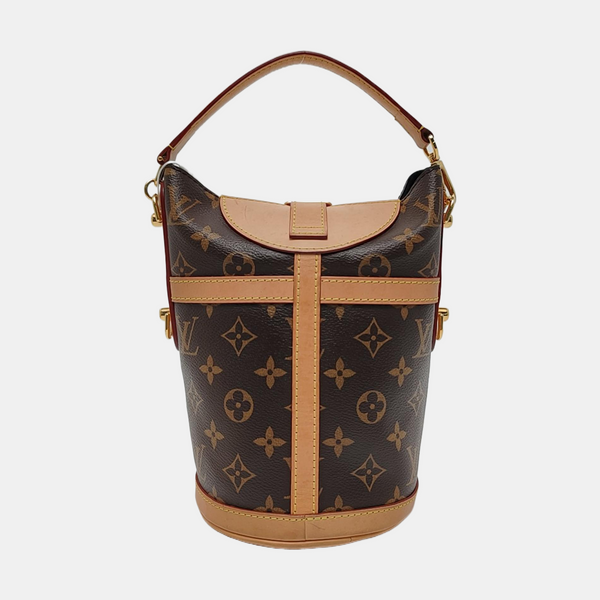 DUFFLE Monogram Coated Canvas Brown