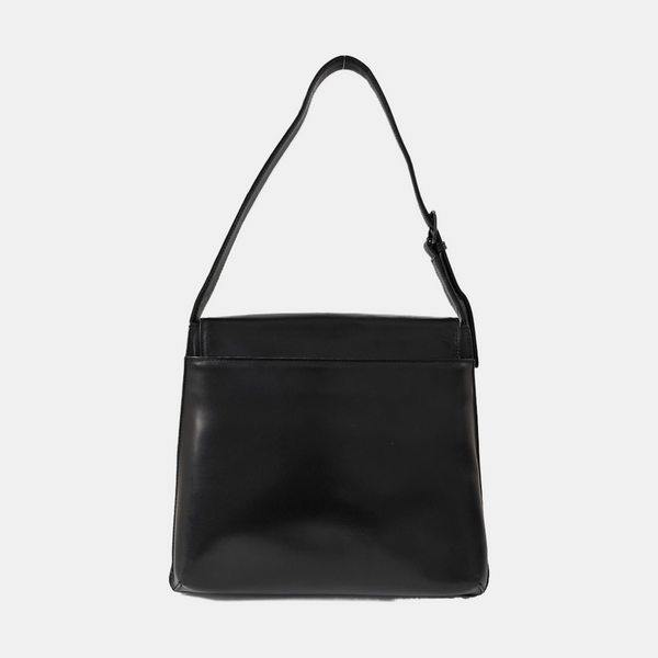 Calfskin Shoulder Bag Black