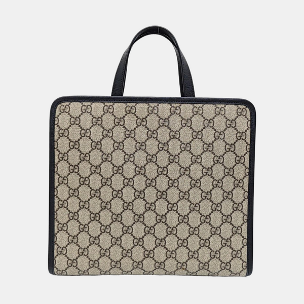 Children’s GG Bucket Monogram Coated Canvas Beige