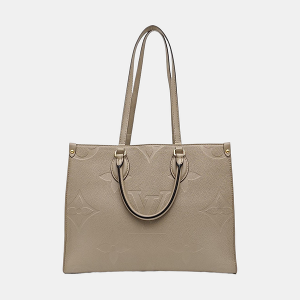 ONTHEGO MM Monogram Calfskin Gray