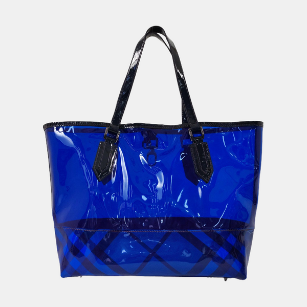 Plastic Shoulder Bag Blue