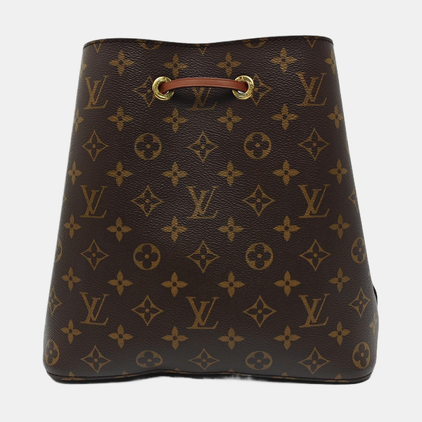 NÉONOÉ MM Monogram Coated Canvas Brown