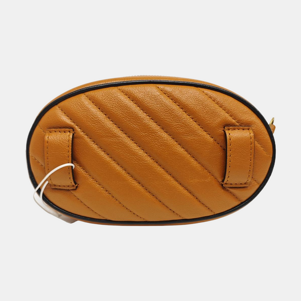 GG Marmont Super Mini Quilted Calfskin Brown