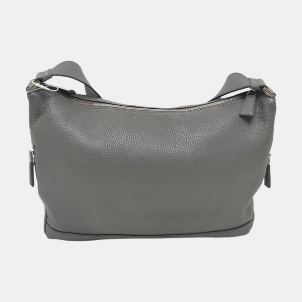 Calfskin Shoulder Bag Gray
