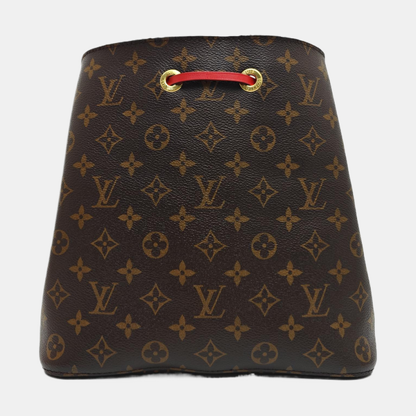NÉONOÉ MM Monogram Coated Canvas Brown