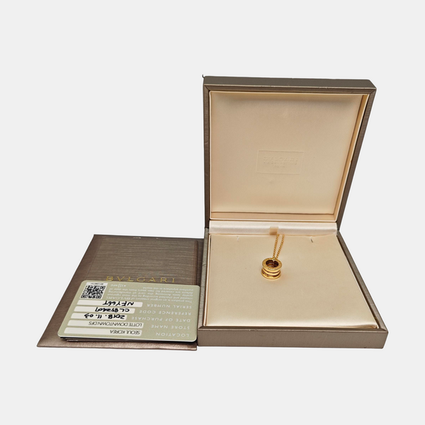 B.ZERO1 18k Rose Gold Necklace