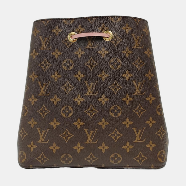 NÉONOÉ MM Monogram Coated Canvas Brown