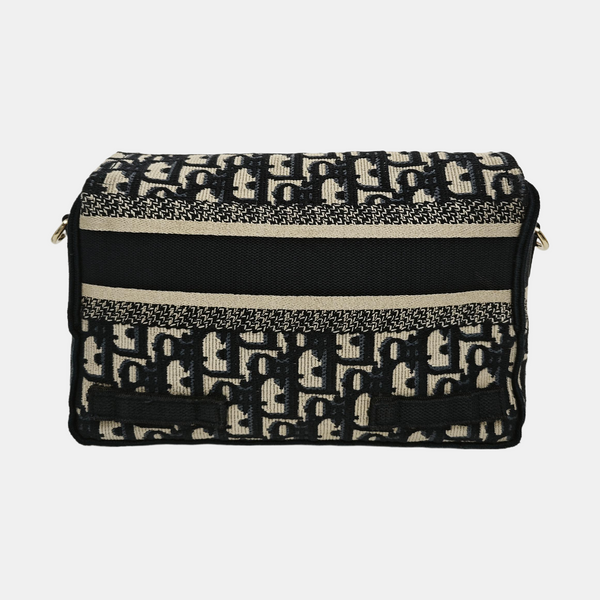 Diorcamp Small Oblique Canvas Blue