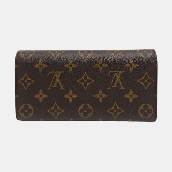 EMILIE Monogram Coated Canvas Brown