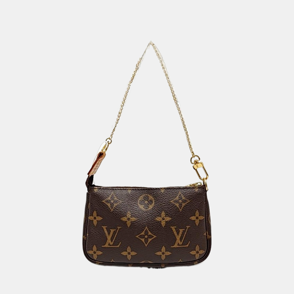 ACCESSOIRES Mini Monogram Coated Canvas Brown