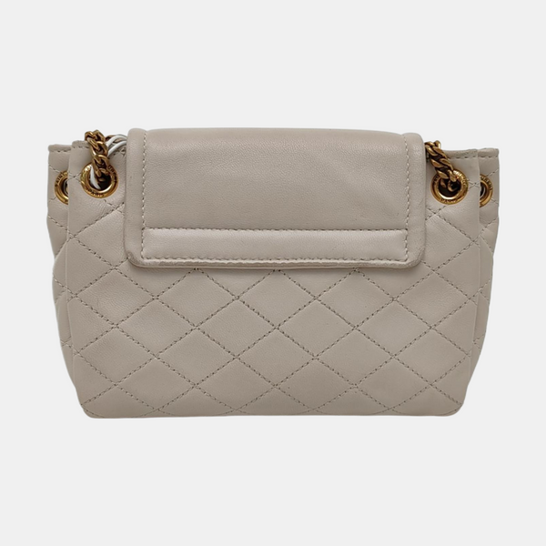 NOLITA Mini Quilted Lambskin White