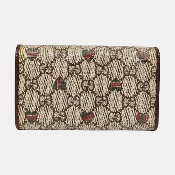 Monogram Coated Canvas Wallet Beige