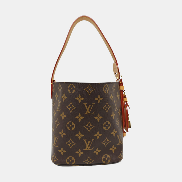 ALL IN Monogram Coated Canvas Brown