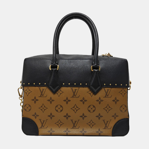 PETITE MALLE Monogram Coated Canvas Brown