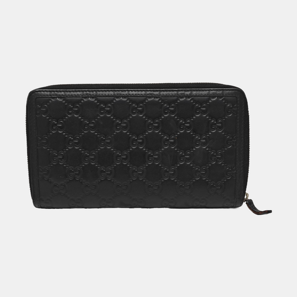 Monogram Calfskin Wallet Black