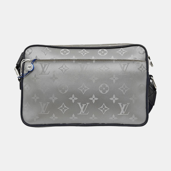 ALPHA Monogram Coated Canvas Silver