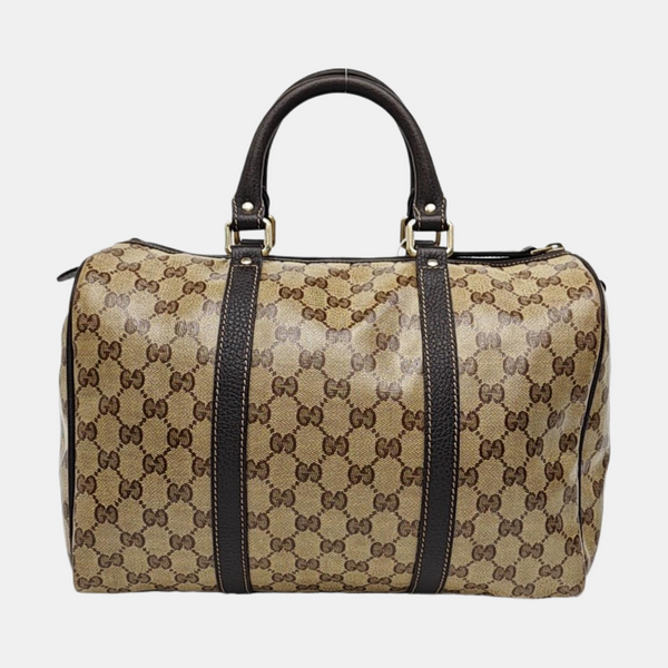 Joy Monogram Coated Canvas Beige
