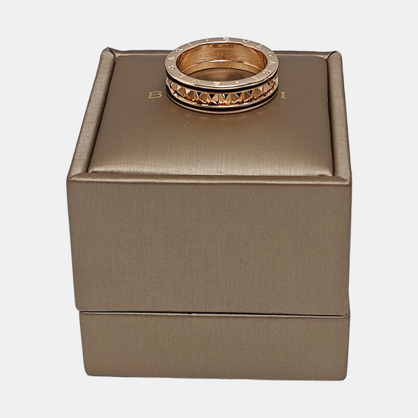 B.ZERO1 18k Rose Gold Ring EU 64