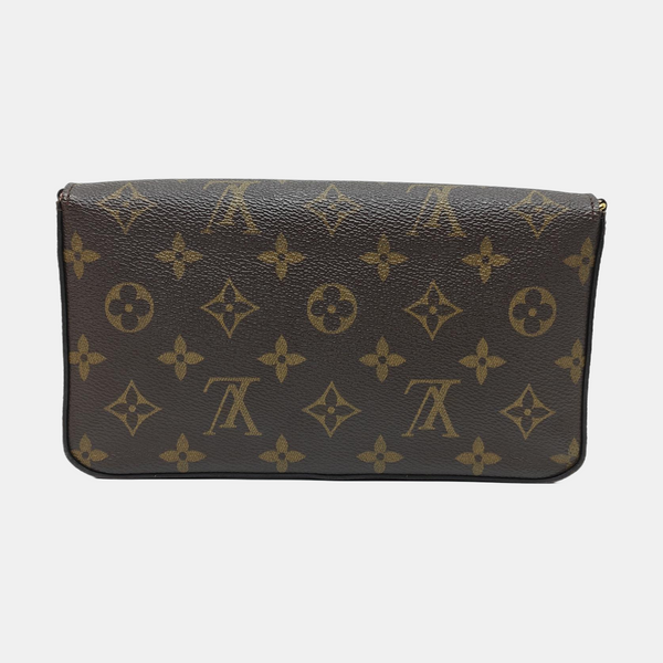 FÉLICIE Monogram Coated Canvas Brown