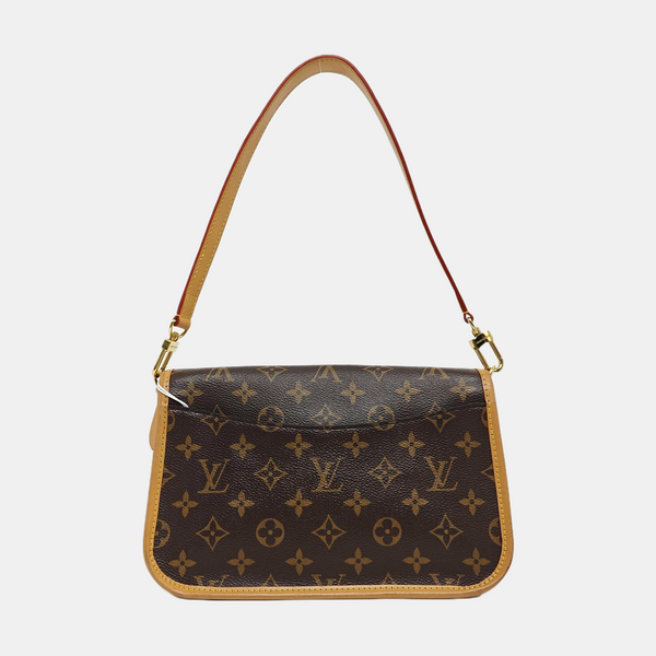 DIANE Monogram Coated Canvas Brown