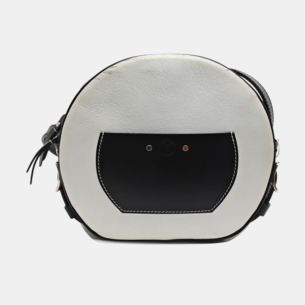 BOITE CHAPEAU Calfskin White