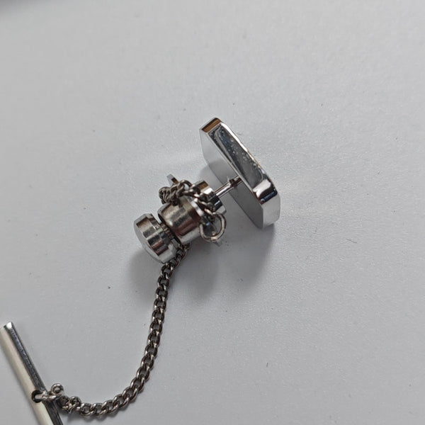 Metal Silver Brooch