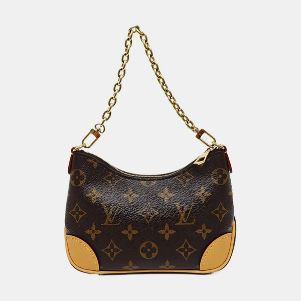 BOULOGNE Nano Monogram Coated Canvas Brown