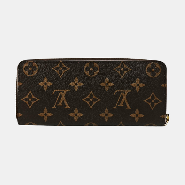 CLÉMENCE Monogram Coated Canvas Brown