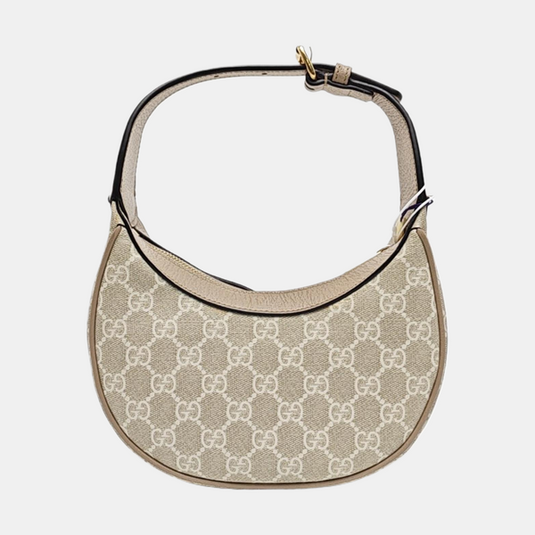 Monogram Coated Canvas Shoulder Bag Beige
