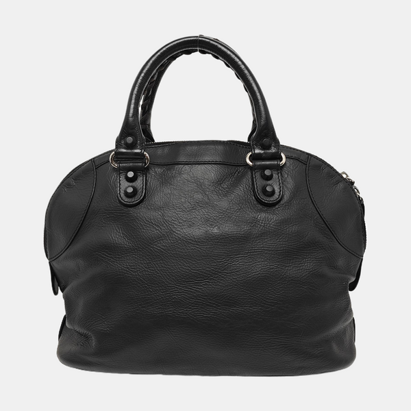 Calfskin Shoulder Bag Black