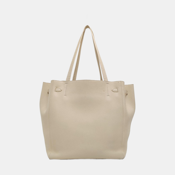 CABAS PHANTOM Small Calfskin White