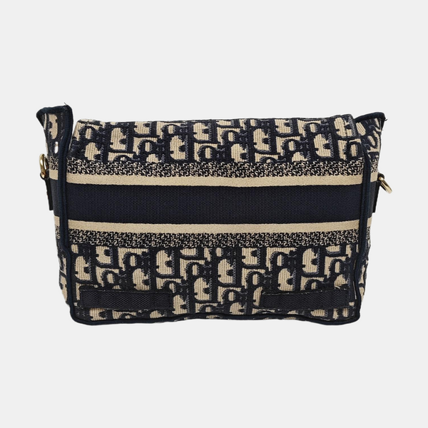 Diorcamp Small Oblique Canvas Blue