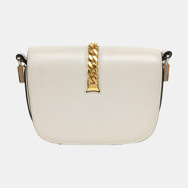 Sylvie 1969 Mini Calfskin White