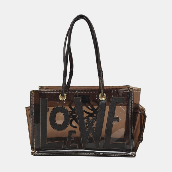 Special Material Tote Bag Brown