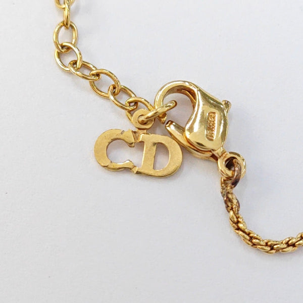 Twist Round Metal Gold Necklace