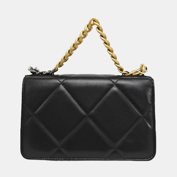 CHANEL 19 WOC Quilted Lambskin Black