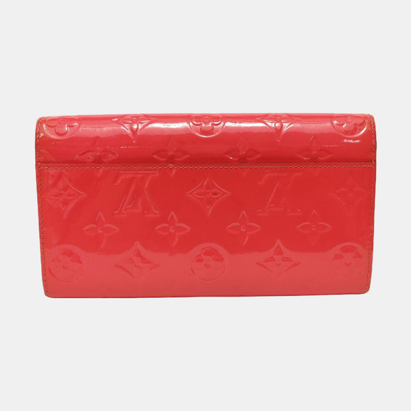 JEANNE Monogram Patent Leather Pink Wallet