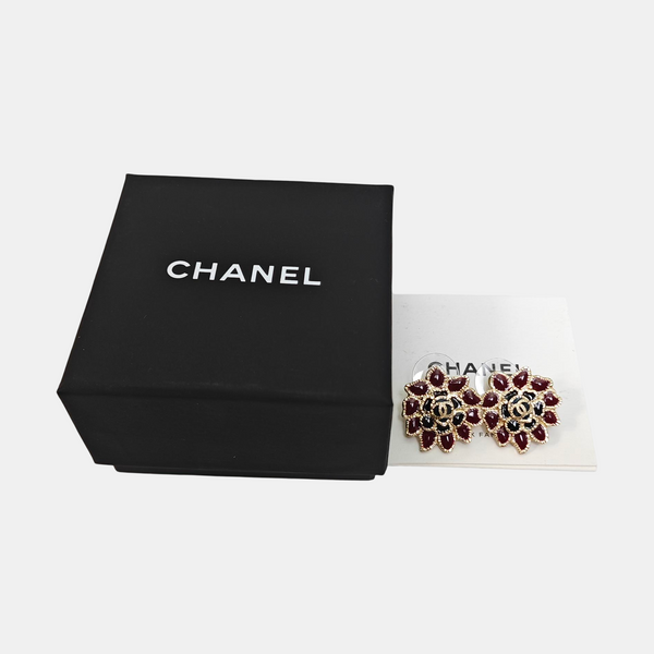Metal Multicolor Stud Earrings