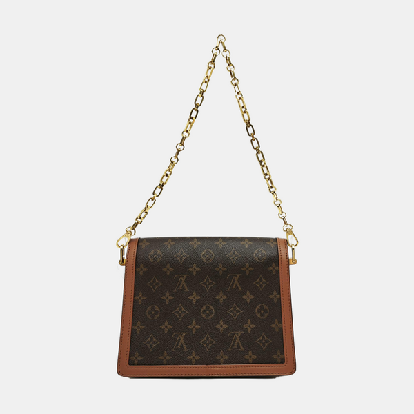 DAUPHINE MM Monogram Coated Canvas Brown