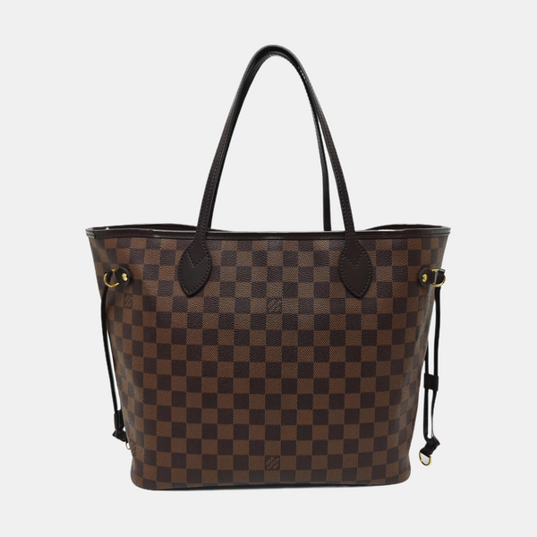 NEVERFULL MM Damier Ebene Coated Canvas Brown