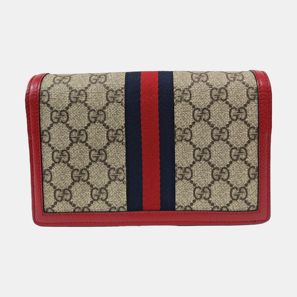 Queen Margaret Mini Monogram Coated Canvas Beige