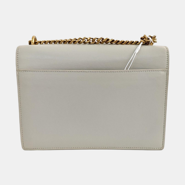 SUNSET Medium Calfskin White