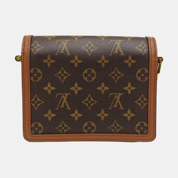 DAUPHINE Mini Monogram Coated Canvas Brown
