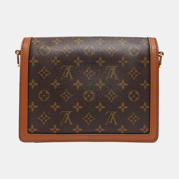DAUPHINE MM Monogram Coated Canvas Brown
