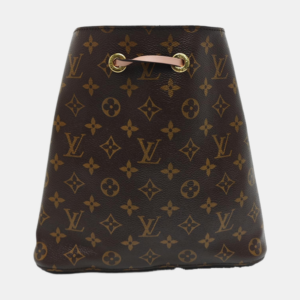 NÉONOÉ MM Monogram Coated Canvas Brown