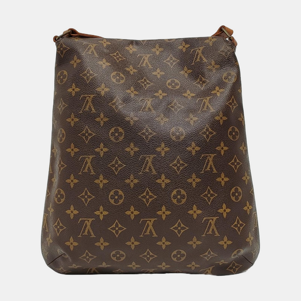 MUSETTE TANGO Monogram Coated Canvas Brown