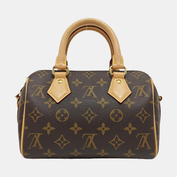 SPEEDY 20 Monogram Coated Canvas Brown